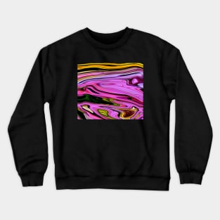 disturbed Marble Waves effect Crewneck Sweatshirt